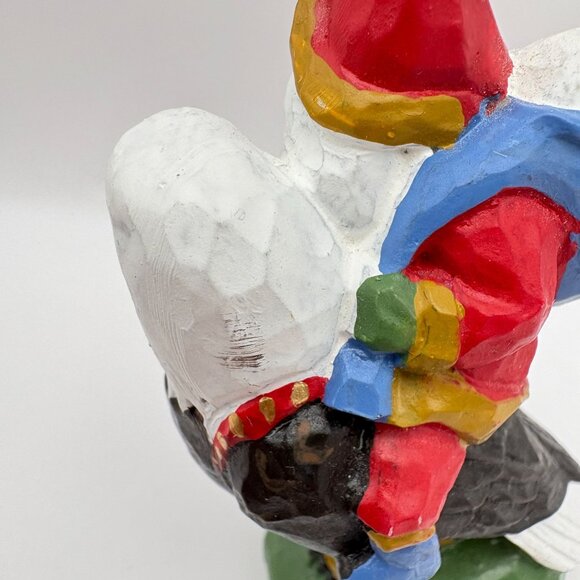 House of Hatten Santa Riding an Eagle Christmas Ornament 1998 Susan M Smith - Picture 8 of 9